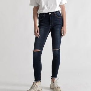 One Teaspoon HIGH WAIST SKINNY JEANS 25 NWT